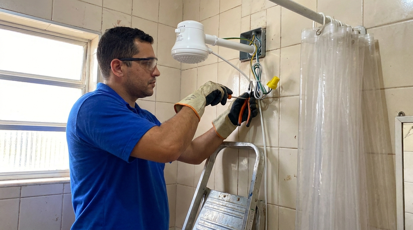 Instalação de Resistência no Domingos Lopes, Botucatu‑SP