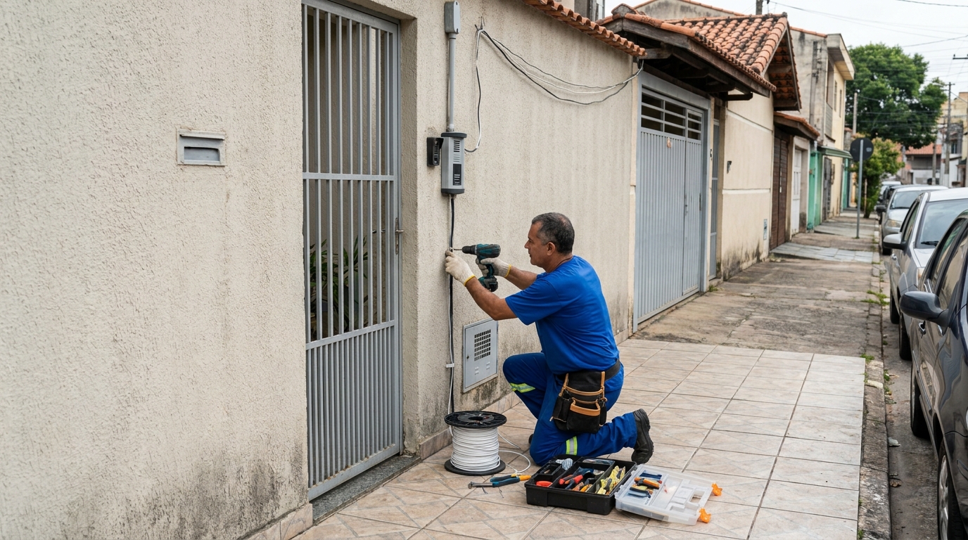 Instalação em Condomínios no São José, Botucatu‑SP