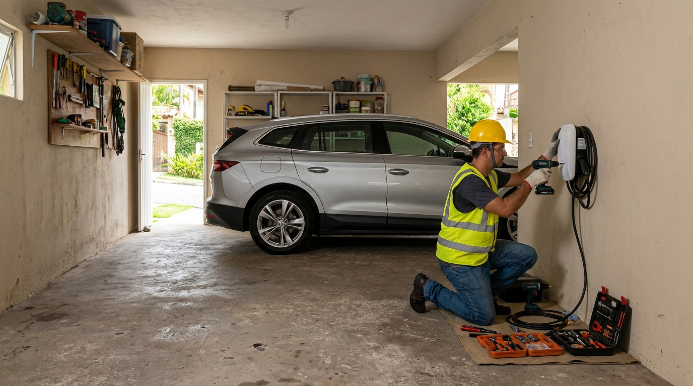 Instalação em Garagem ou Condomínio no Centro, Botucatu‑SP